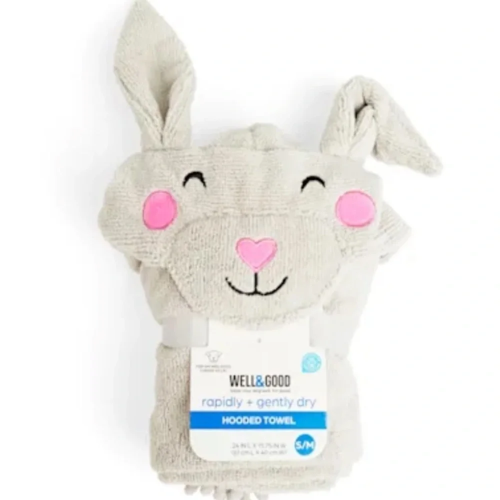 NWT Bunny hooded towel L/XL